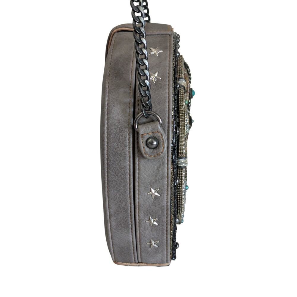 Mary Frances Ready to Ride Horse Crossbody Black Beaded Handbag Western Cowgirl - Picture 5 of 15